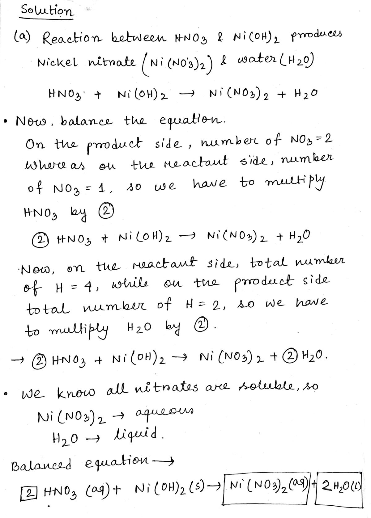 Chemistry homework question answer, step 1, image 1