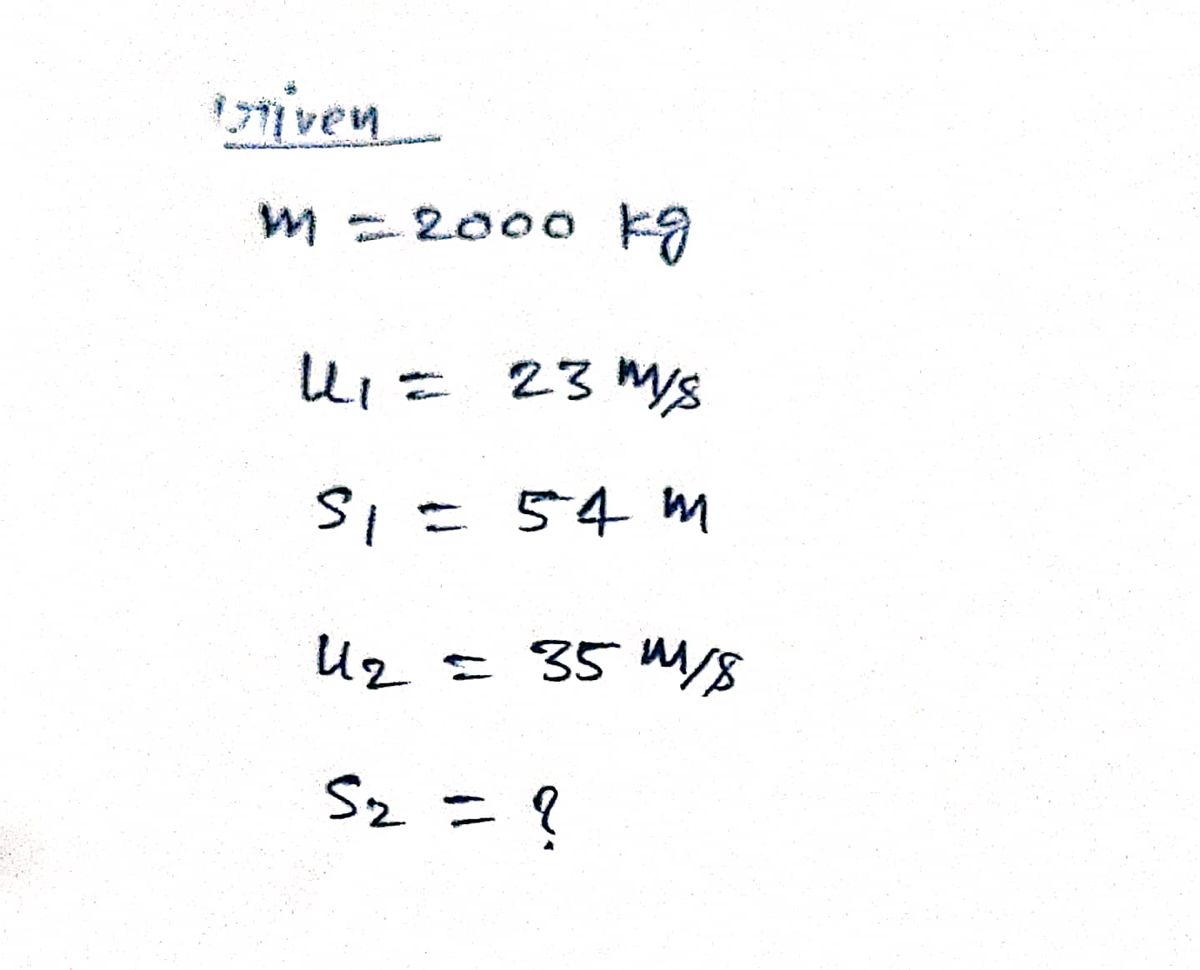 Physics homework question answer, step 1, image 1