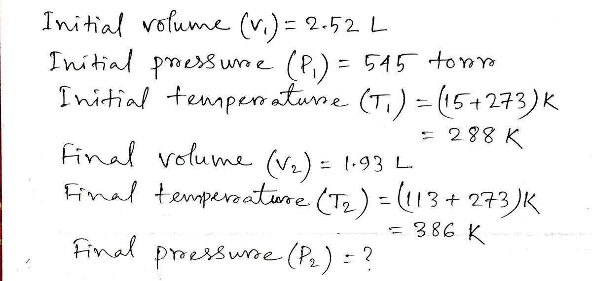 Chemistry homework question answer, step 1, image 1