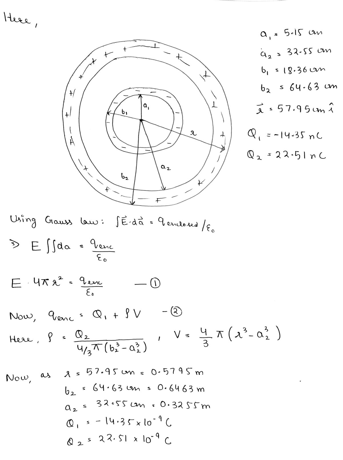 Physics homework question answer, step 1, image 1