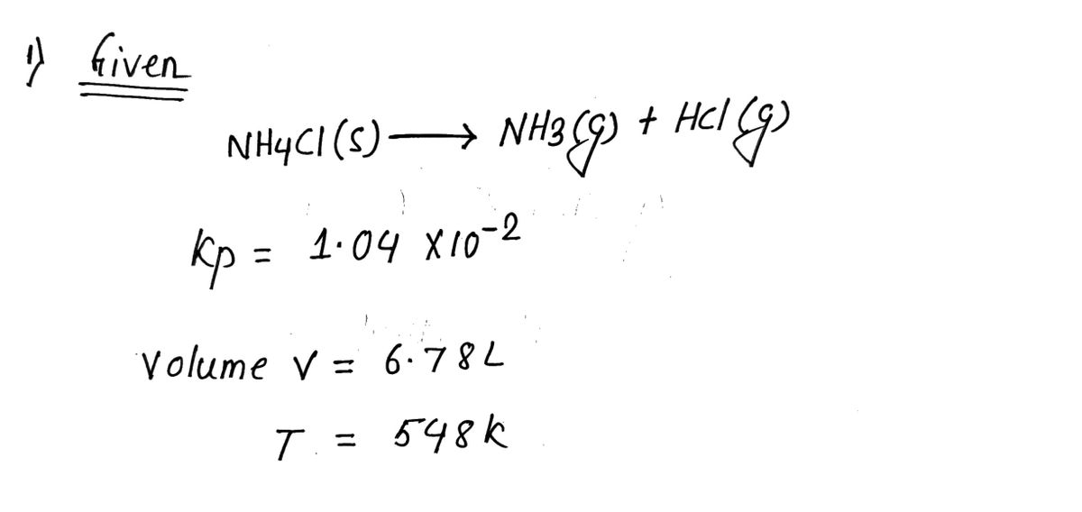 Chemistry homework question answer, step 1, image 1