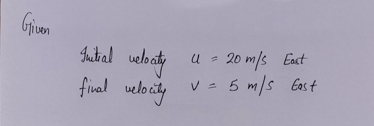 Physics homework question answer, step 1, image 1