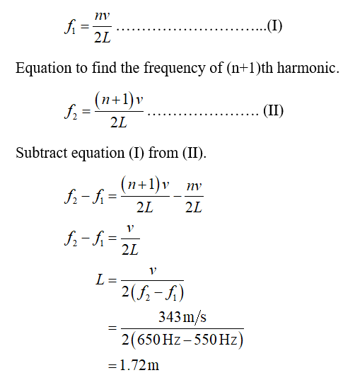 Answered: Two Adjacent Natural Frequencies Of An… | Bartleby