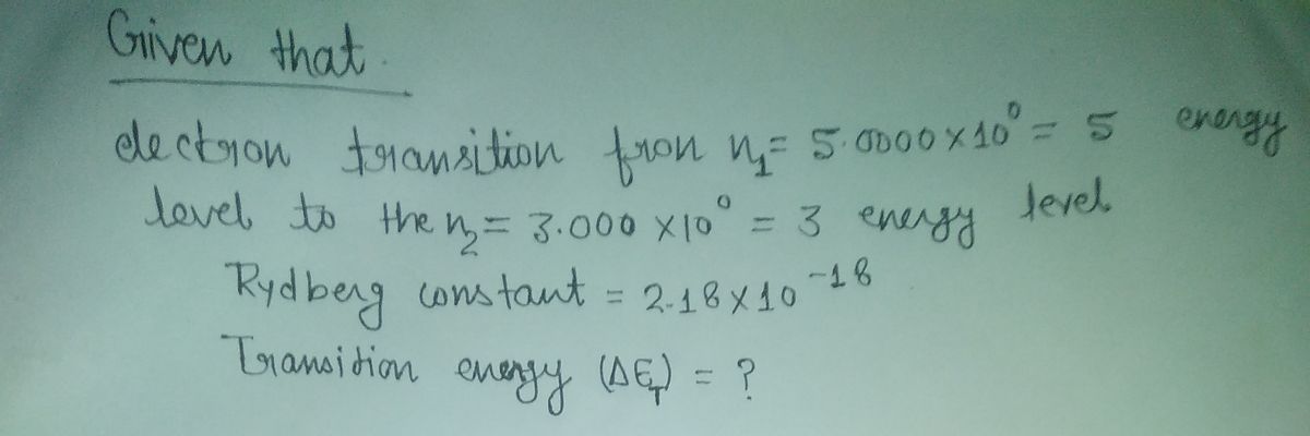 Chemistry homework question answer, step 1, image 1