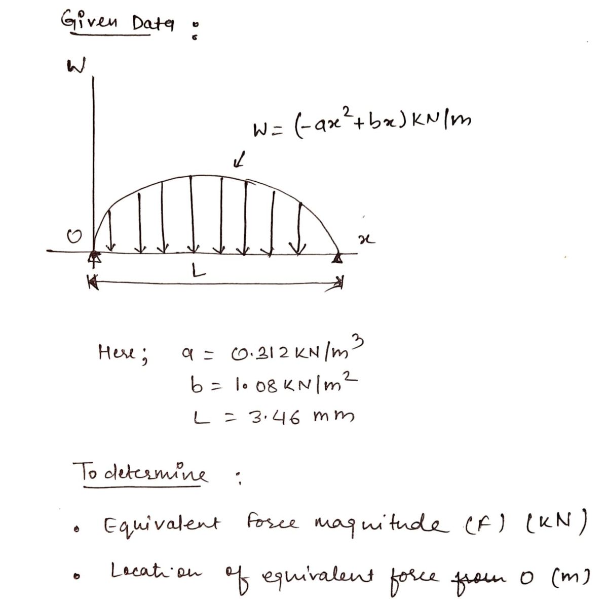 Civil Engineering homework question answer, step 1, image 1