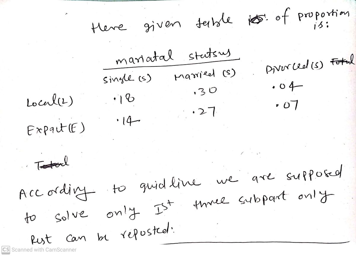 Probability homework question answer, step 1, image 1