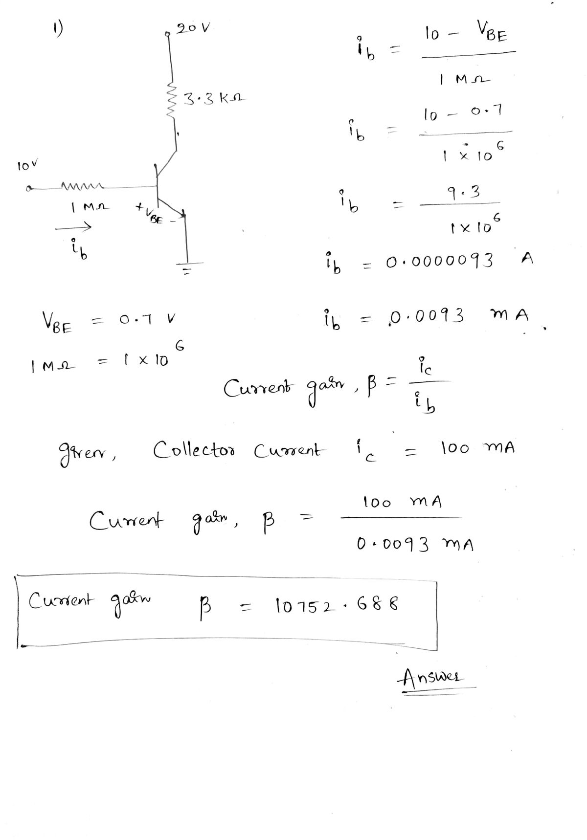 Electrical Engineering homework question answer, step 1, image 1