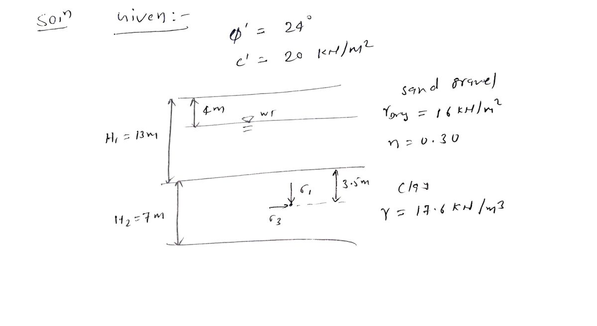 Civil Engineering homework question answer, step 1, image 1