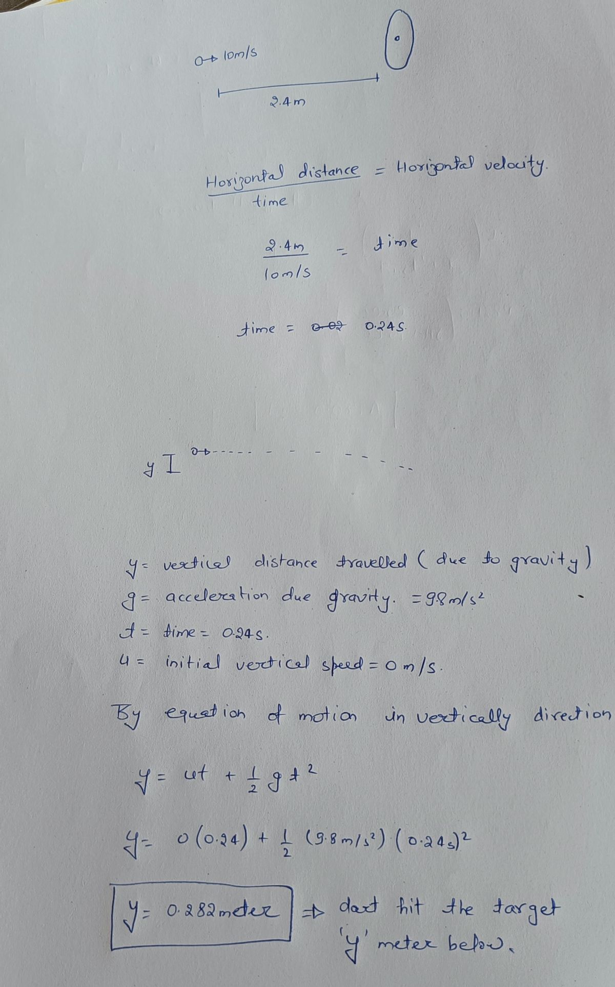 Physics homework question answer, step 1, image 1