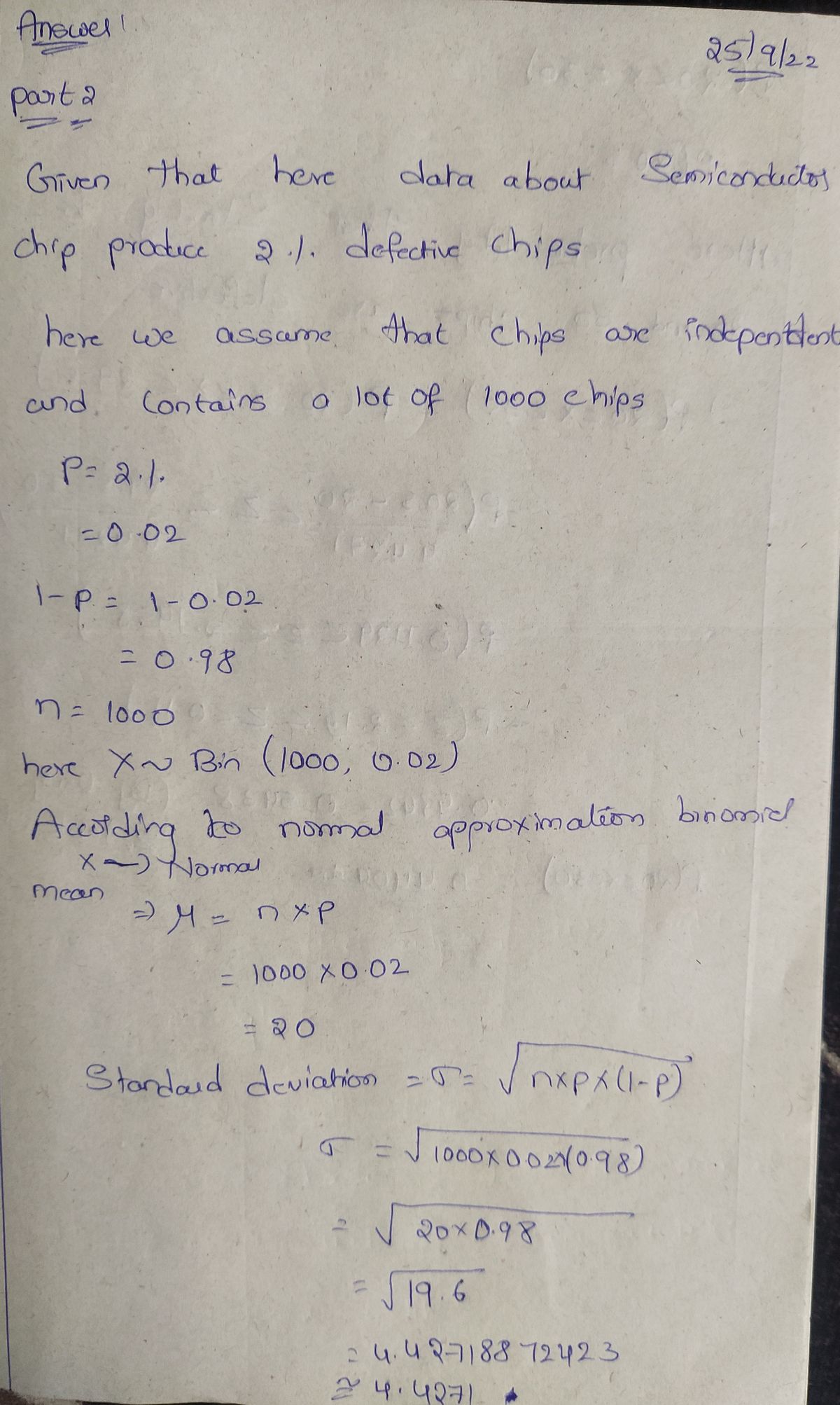 Statistics homework question answer, step 1, image 1