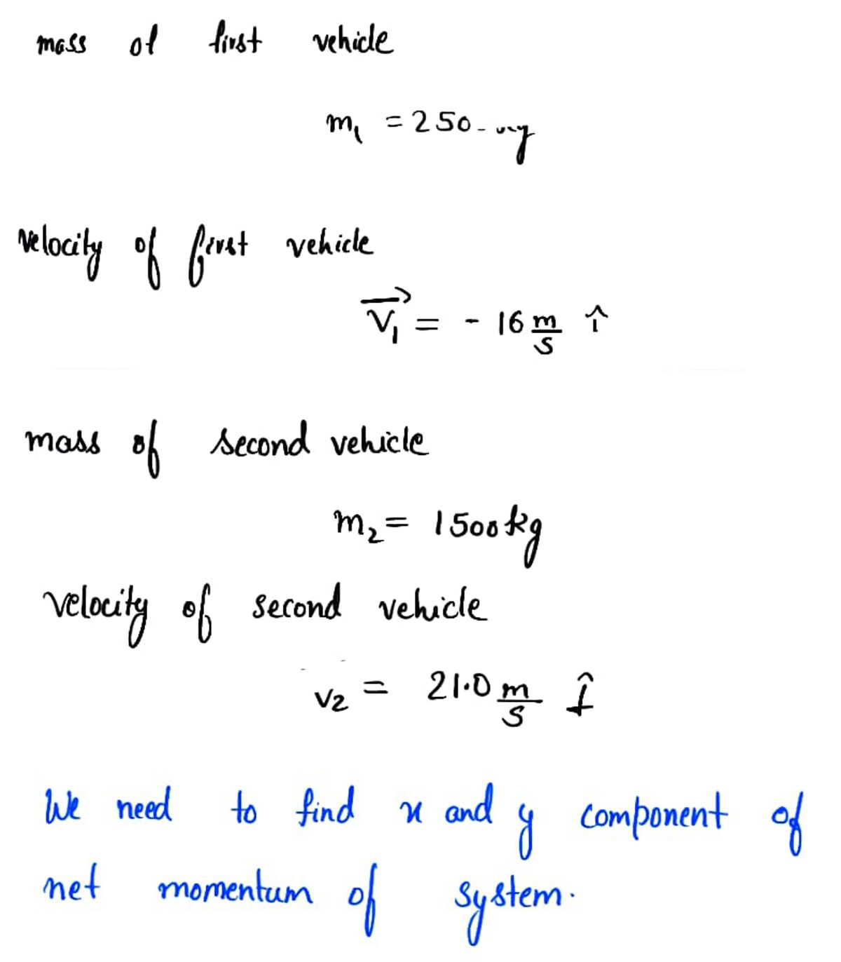 Physics homework question answer, step 1, image 1