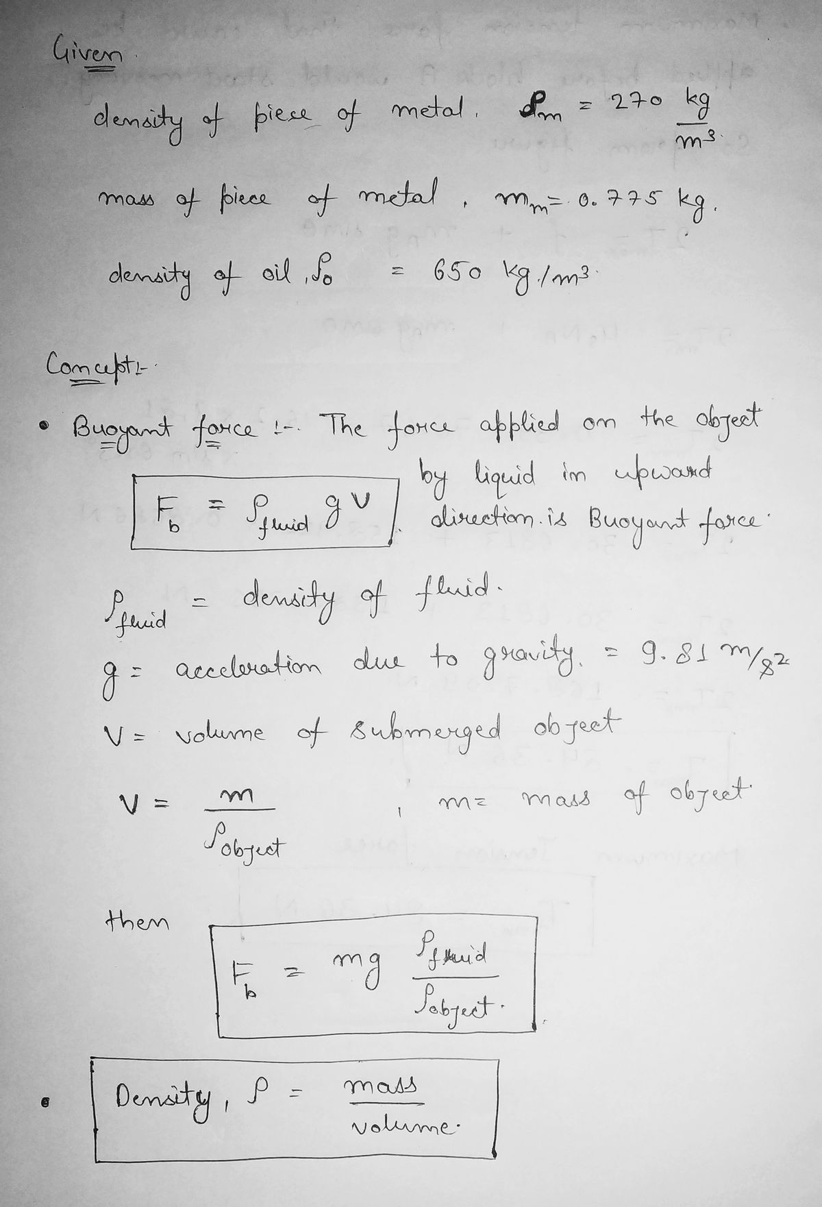 Physics homework question answer, step 1, image 1