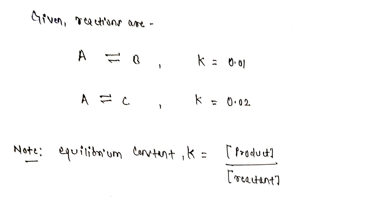 Chemistry homework question answer, step 1, image 1