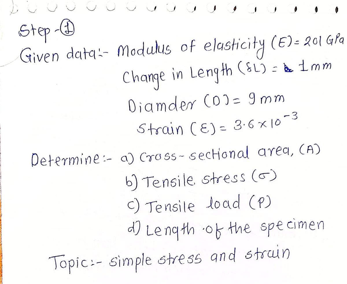 Mechanical Engineering homework question answer, step 1, image 1