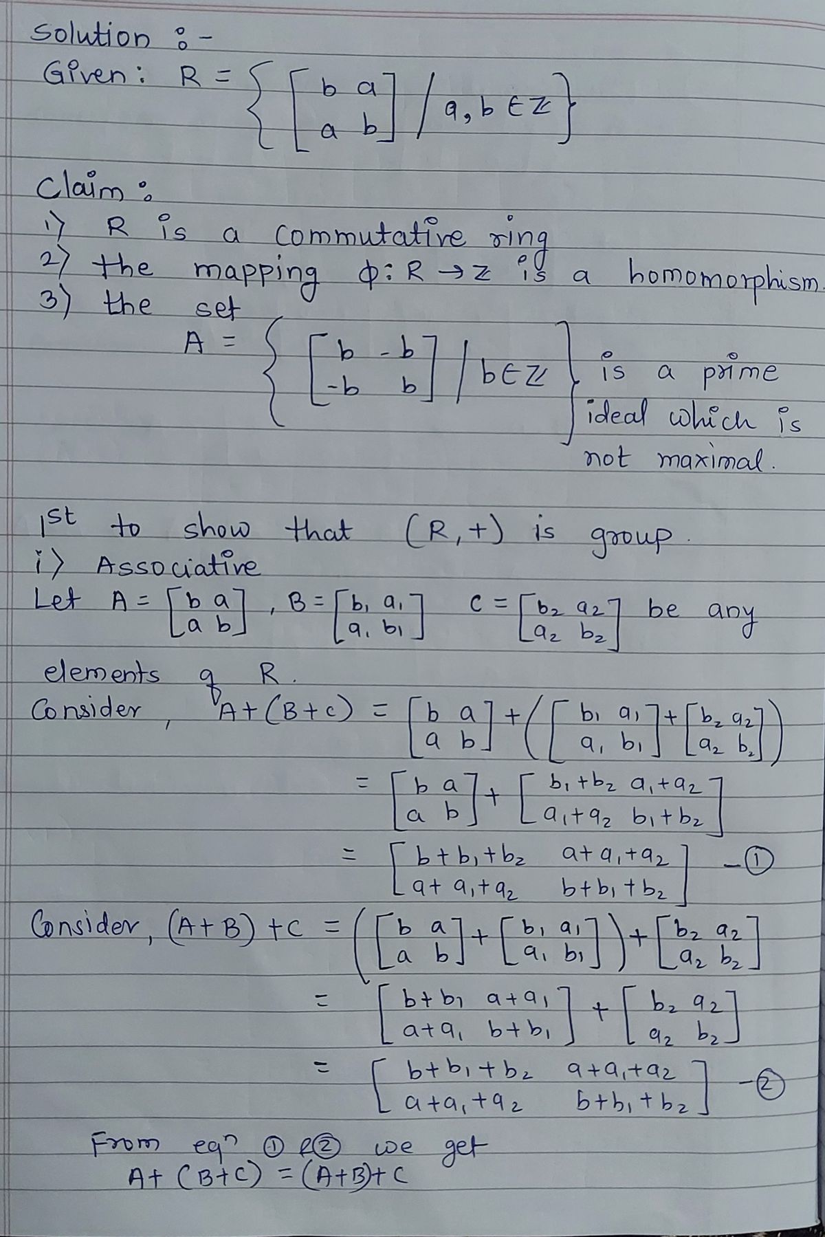 Advanced Math homework question answer, step 1, image 1