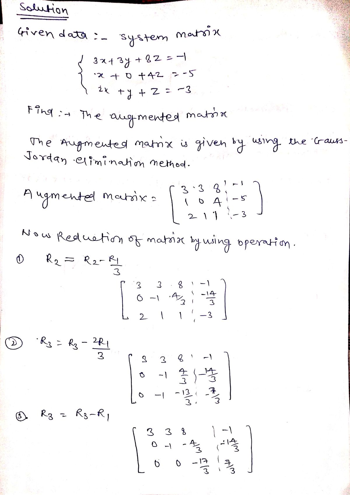 Algebra homework question answer, step 1, image 1