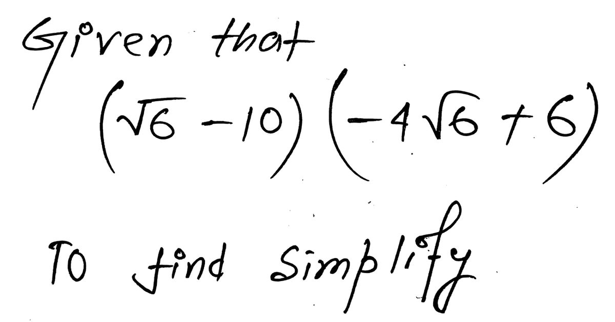 Algebra homework question answer, step 1, image 1