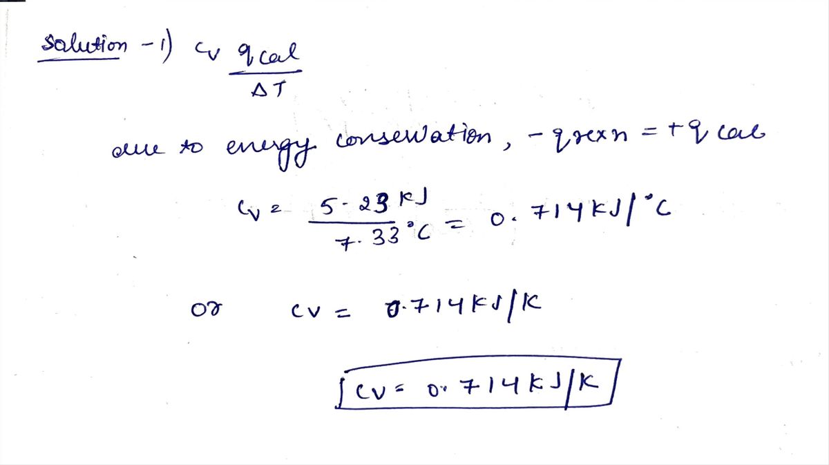 Chemistry homework question answer, step 1, image 1