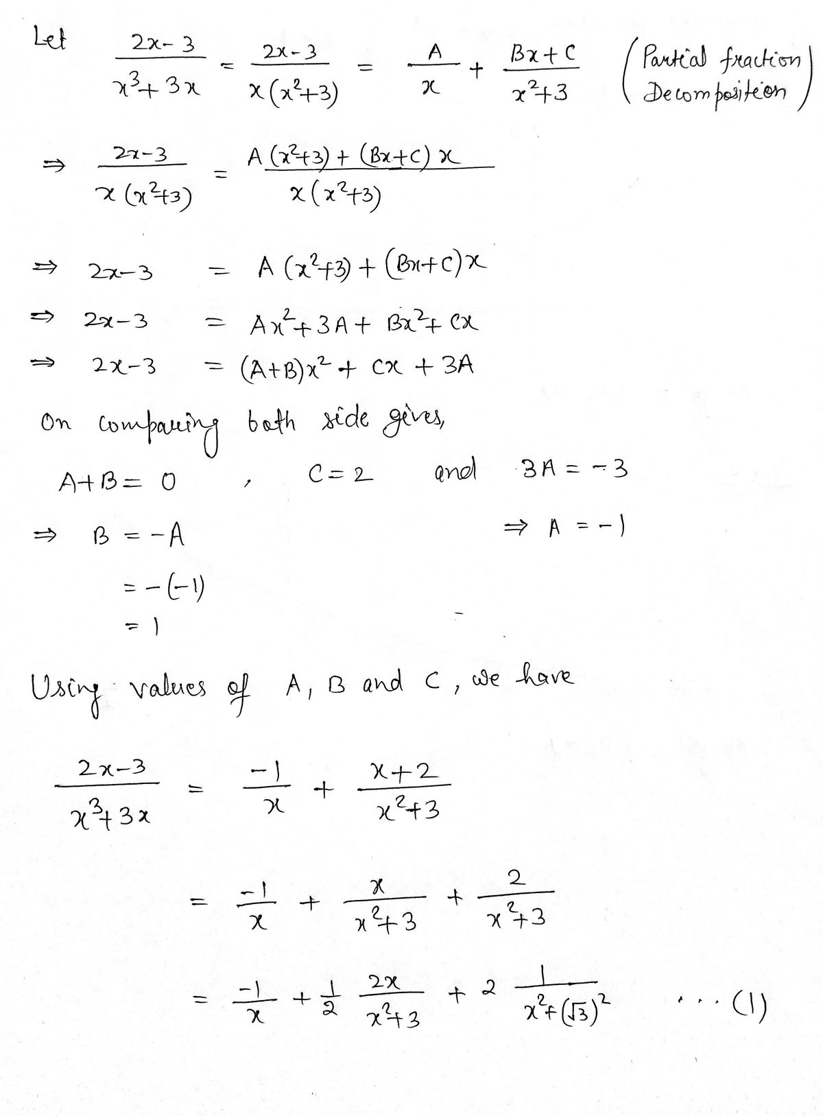 Algebra homework question answer, step 1, image 1