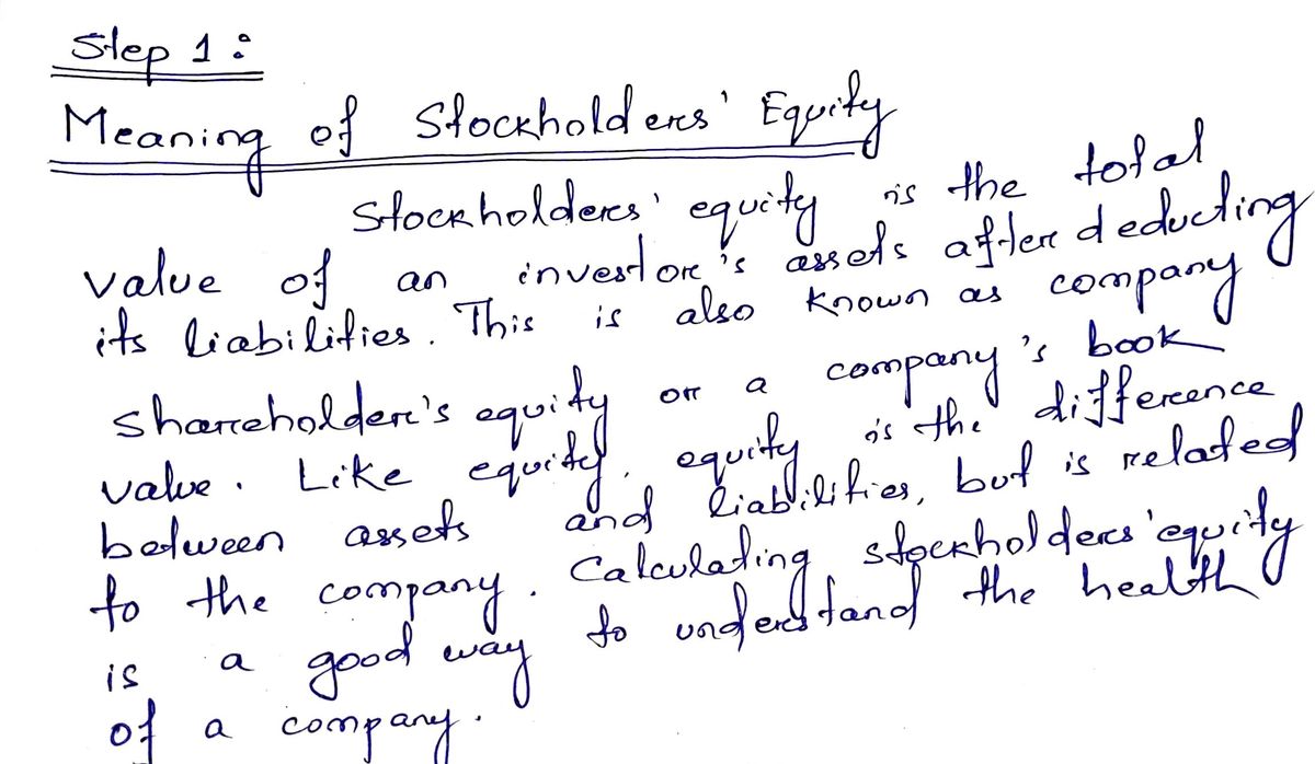 Accounting homework question answer, step 1, image 1