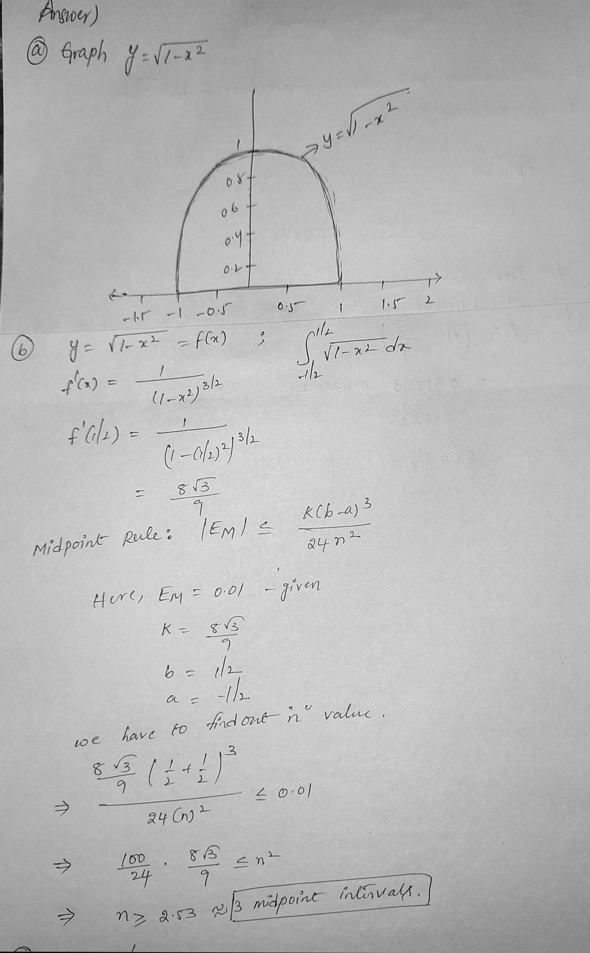 Advanced Math homework question answer, step 1, image 1