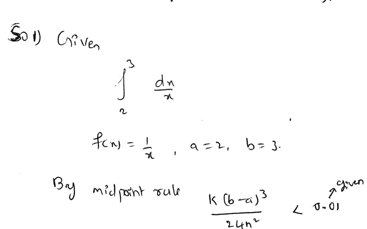 Calculus homework question answer, step 1, image 1