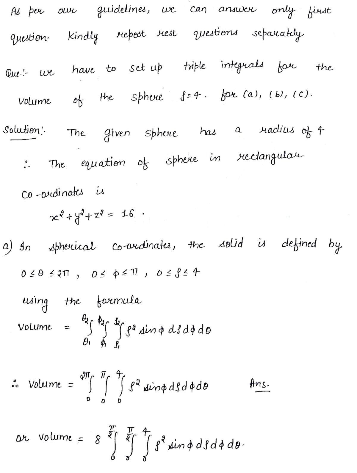 Advanced Math homework question answer, step 1, image 1