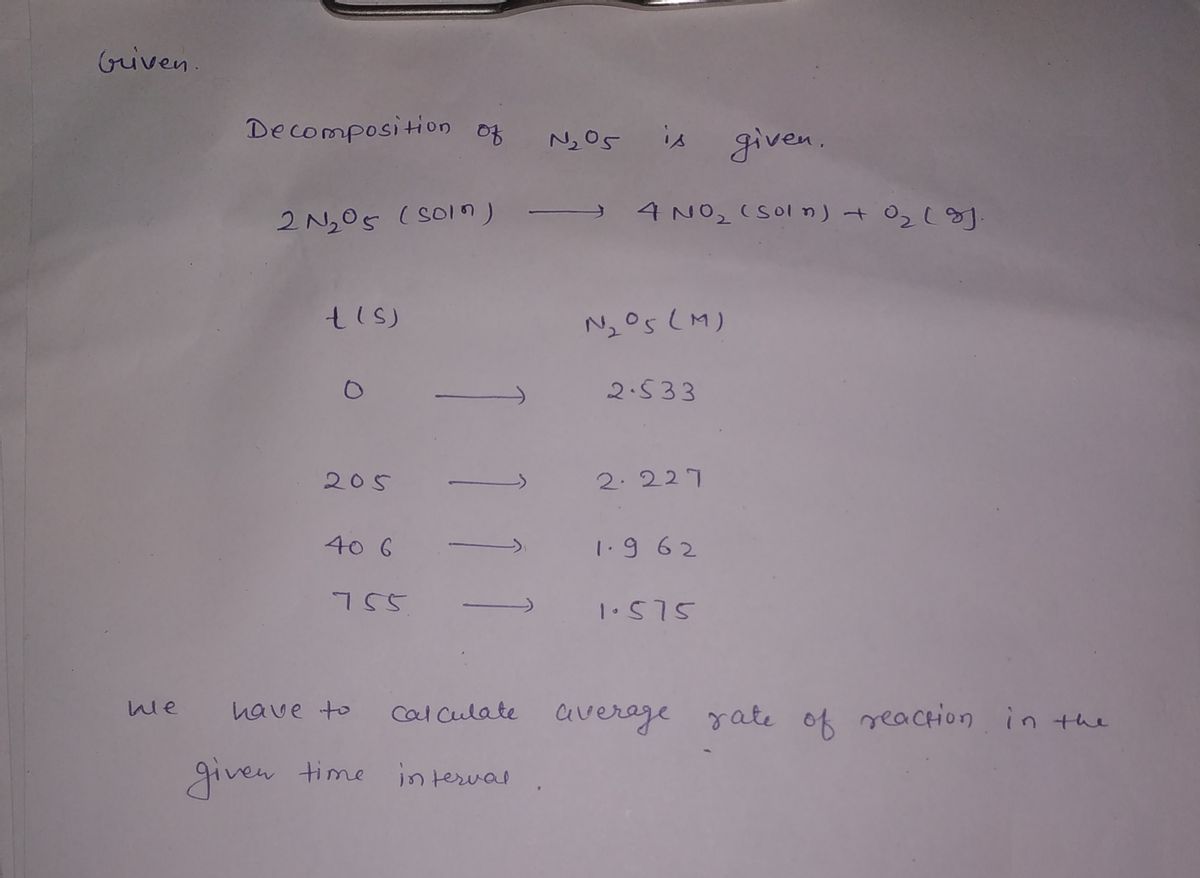 Chemistry homework question answer, step 1, image 1