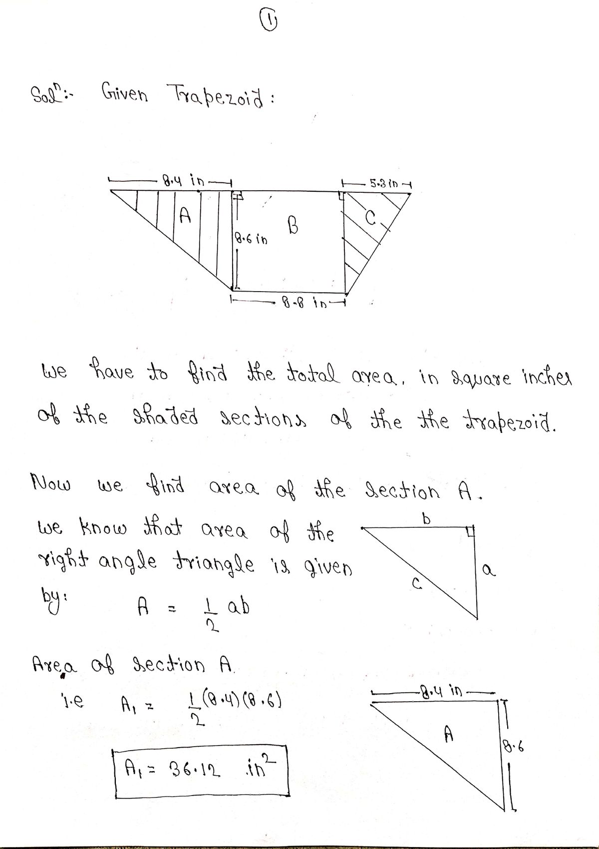 Advanced Math homework question answer, step 1, image 1