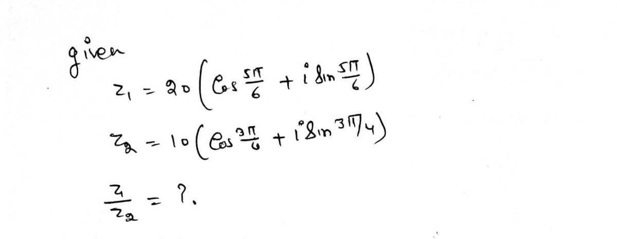 Trigonometry homework question answer, step 1, image 1