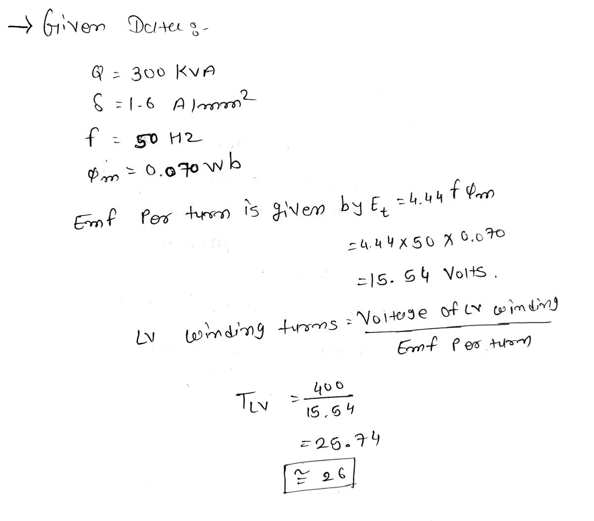 Electrical Engineering homework question answer, step 1, image 1