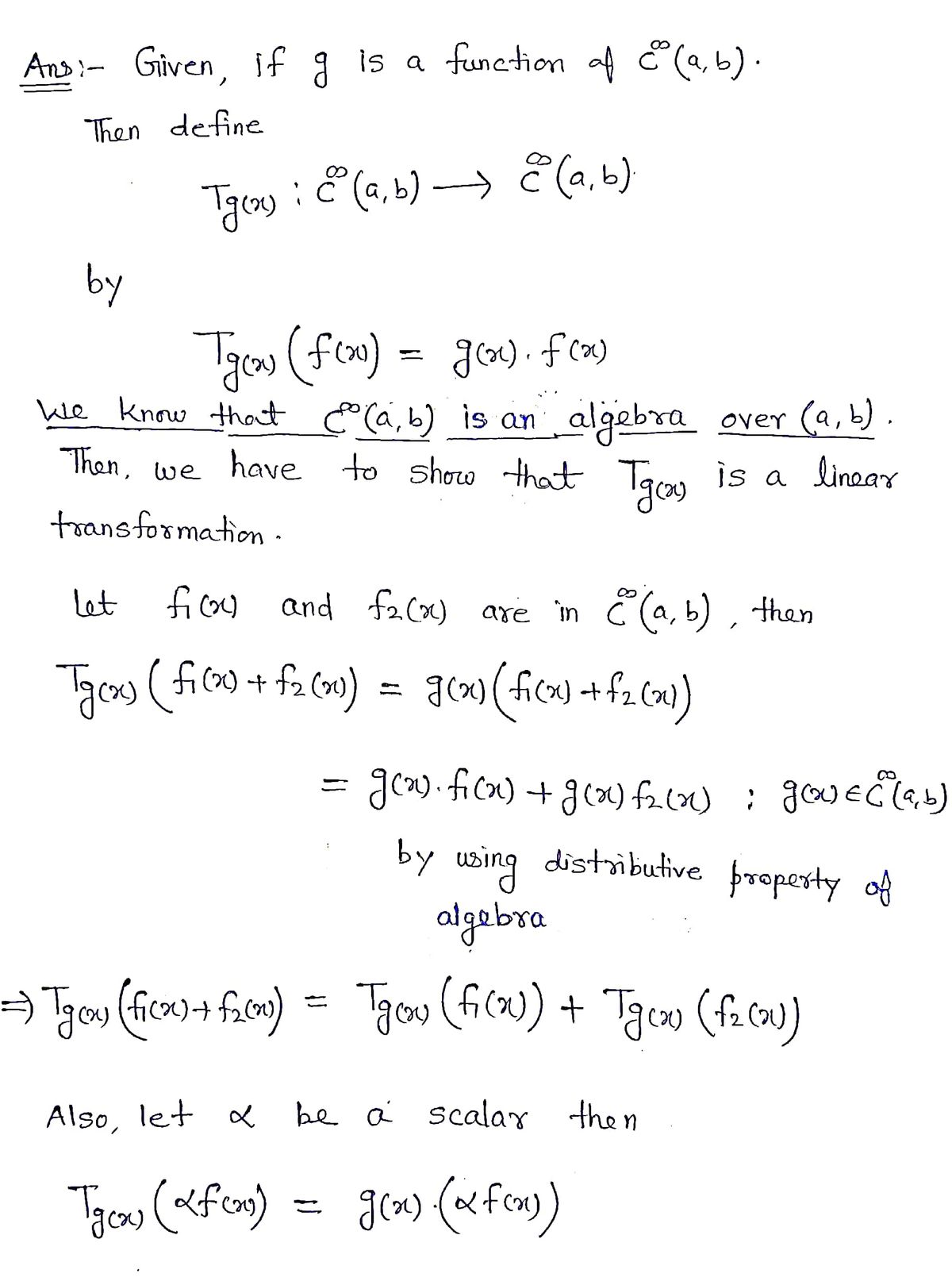 Advanced Math homework question answer, step 1, image 1