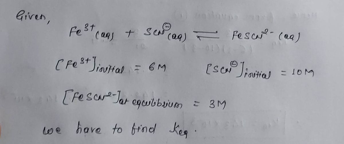 Chemistry homework question answer, step 1, image 1