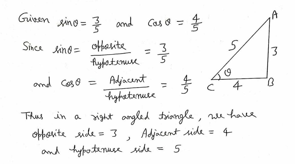 Trigonometry homework question answer, step 1, image 1