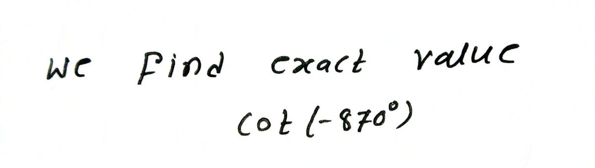 Trigonometry homework question answer, step 1, image 1