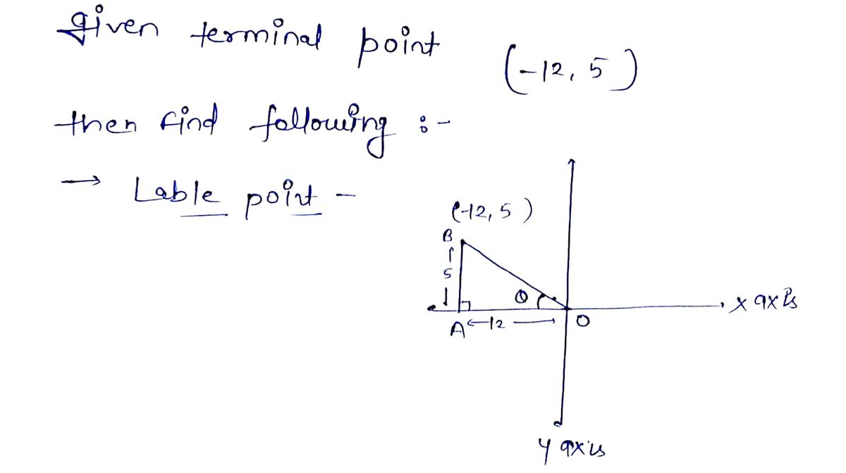 Trigonometry homework question answer, step 1, image 1