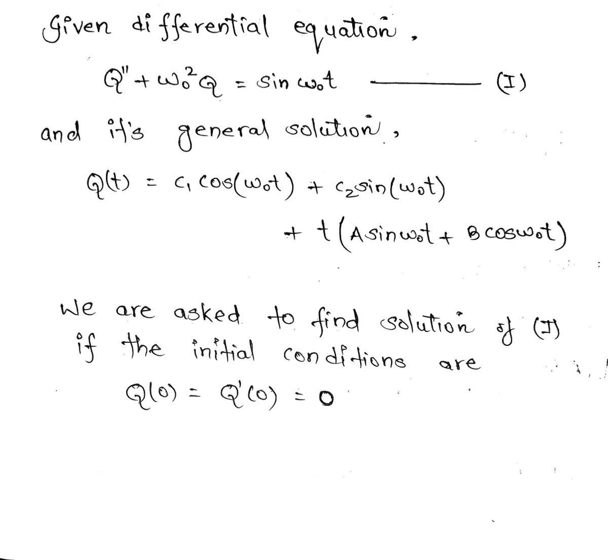 Advanced Math homework question answer, step 1, image 1