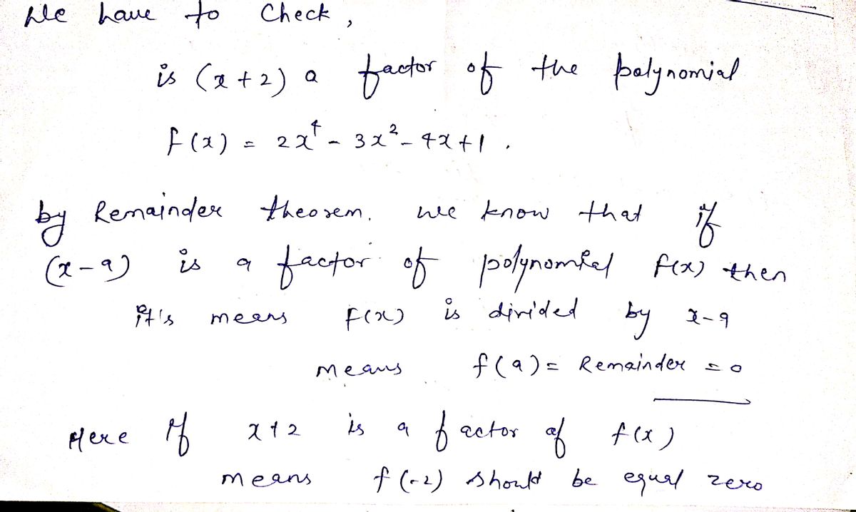 Algebra homework question answer, step 1, image 1