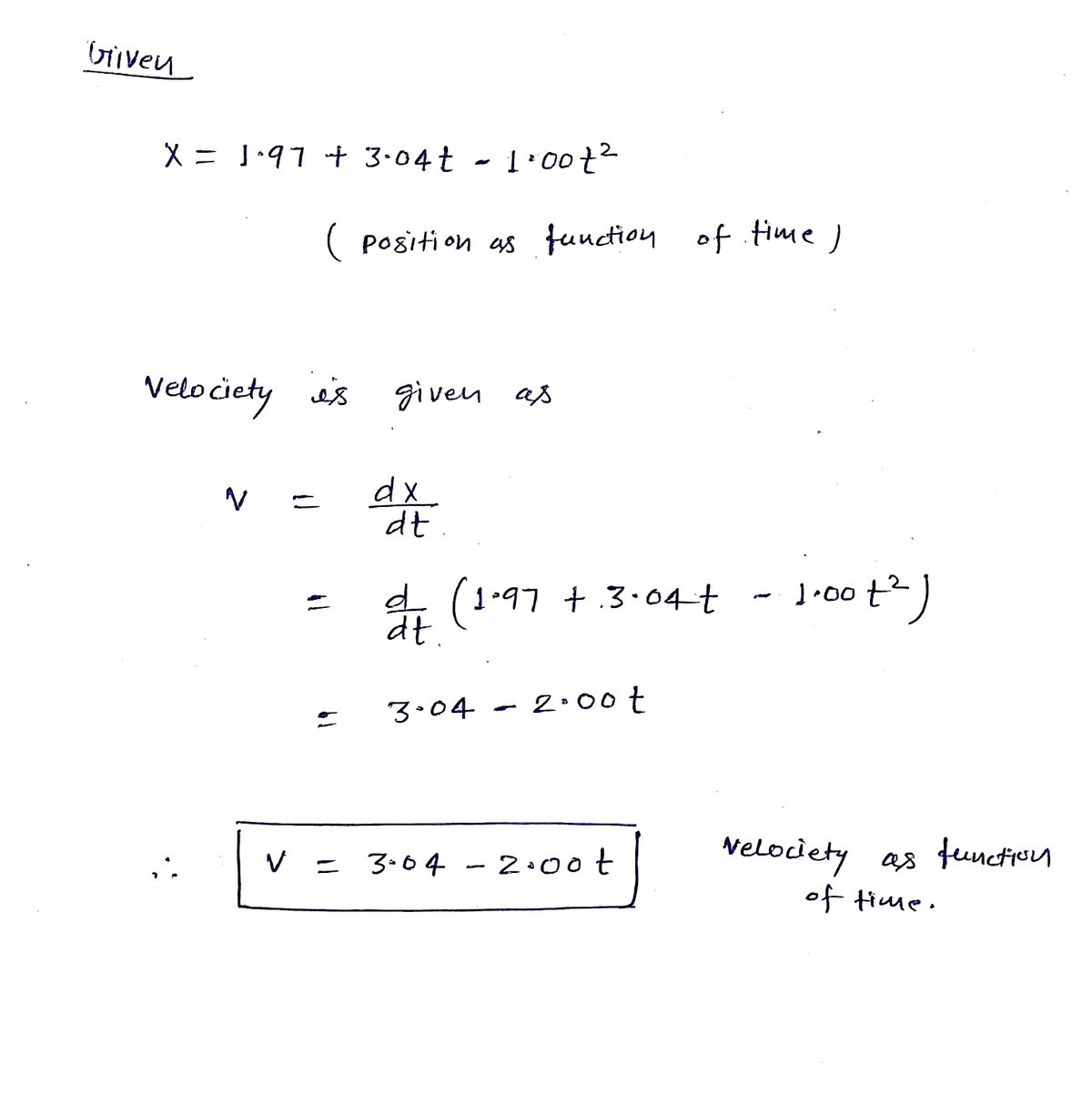 Physics homework question answer, step 1, image 1