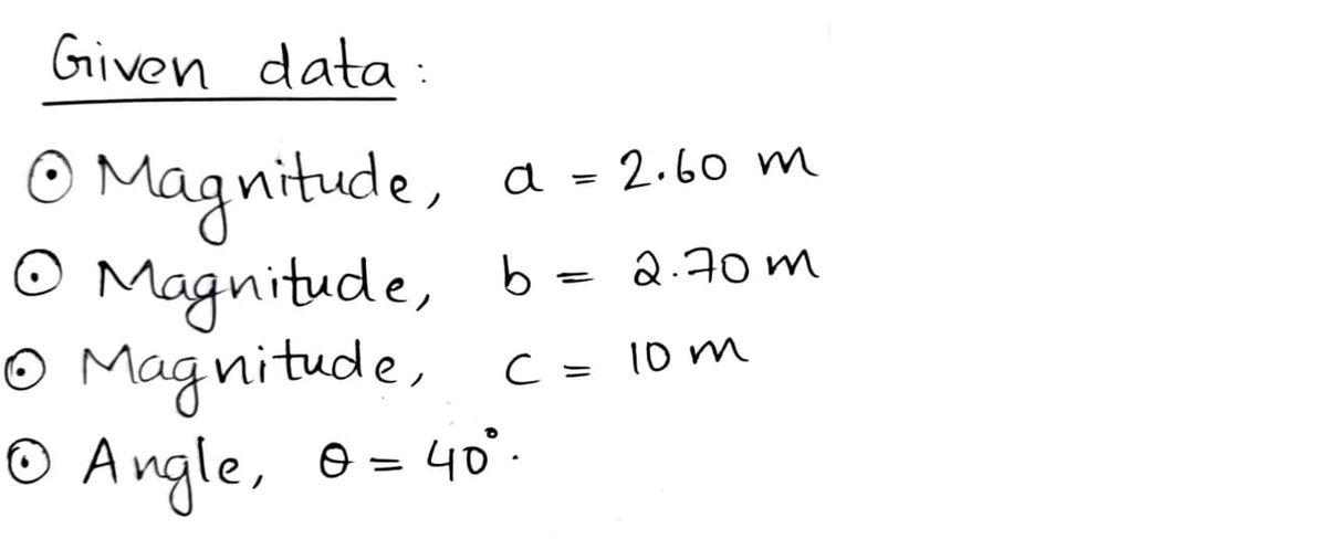 Physics homework question answer, step 1, image 1