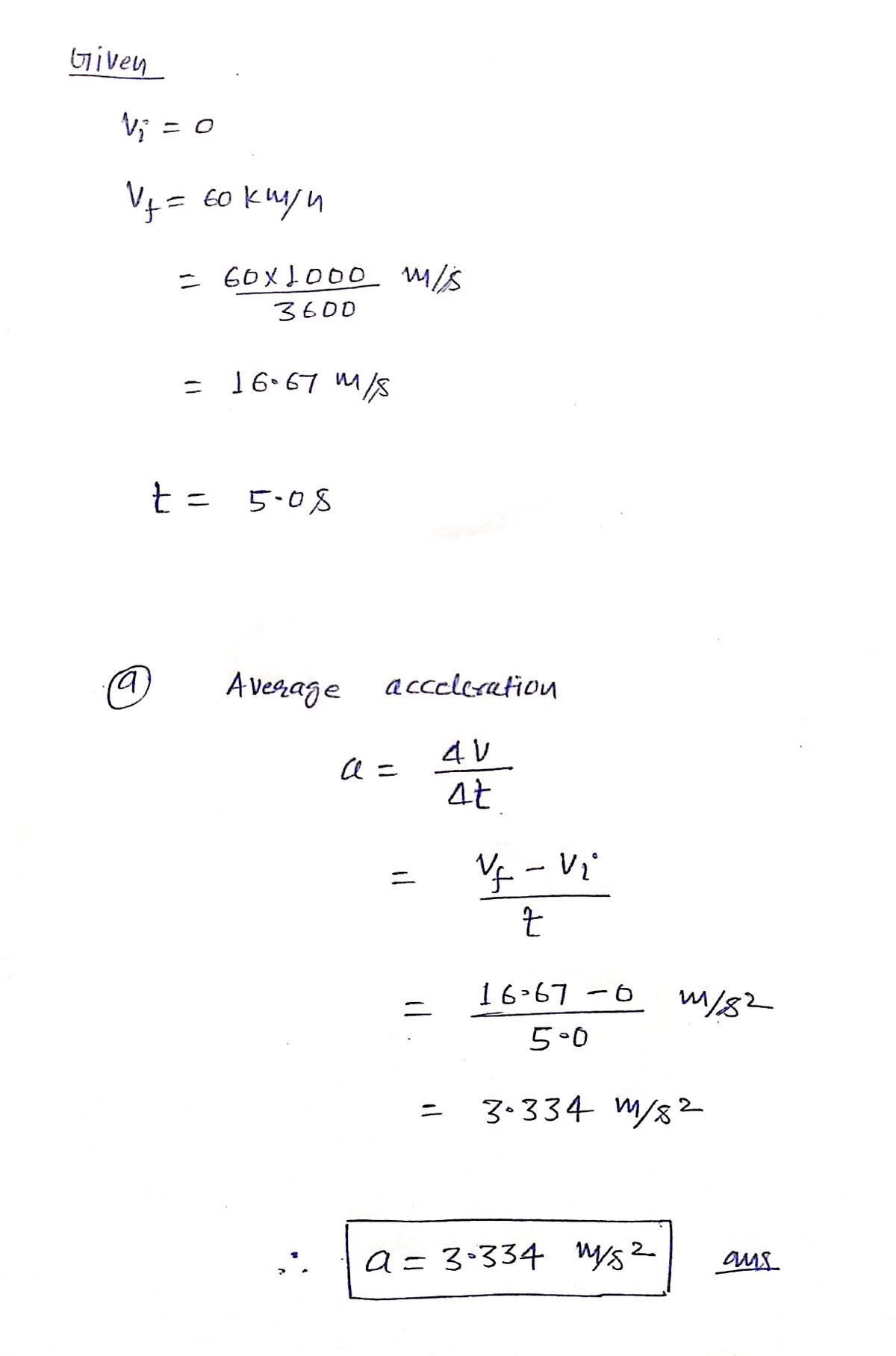 Physics homework question answer, step 1, image 1