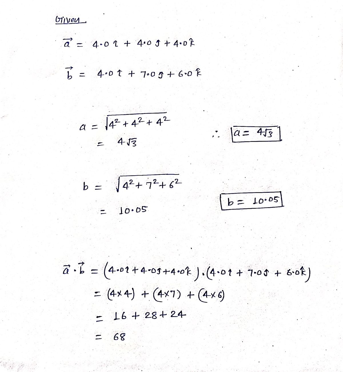 Physics homework question answer, step 1, image 1