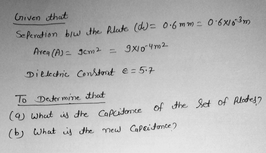 Physics homework question answer, step 1, image 1