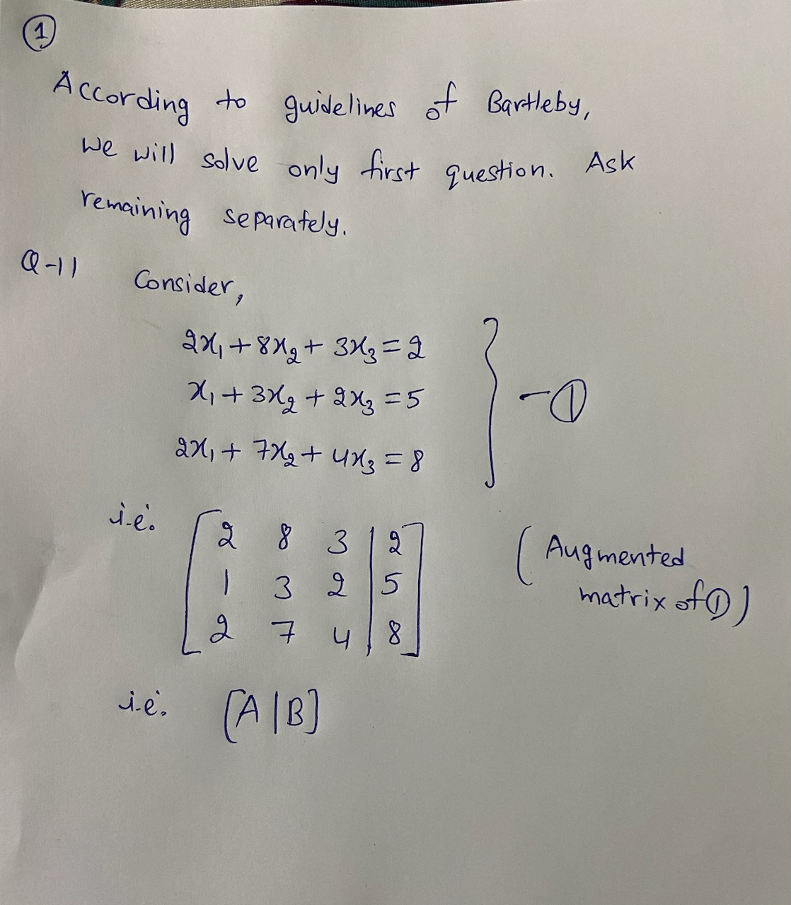 Advanced Math homework question answer, step 1, image 1