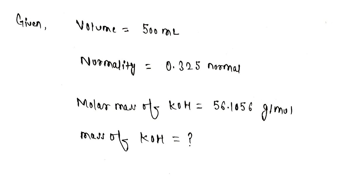 Chemistry homework question answer, step 1, image 1