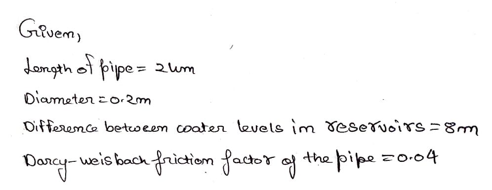 Civil Engineering homework question answer, step 1, image 1