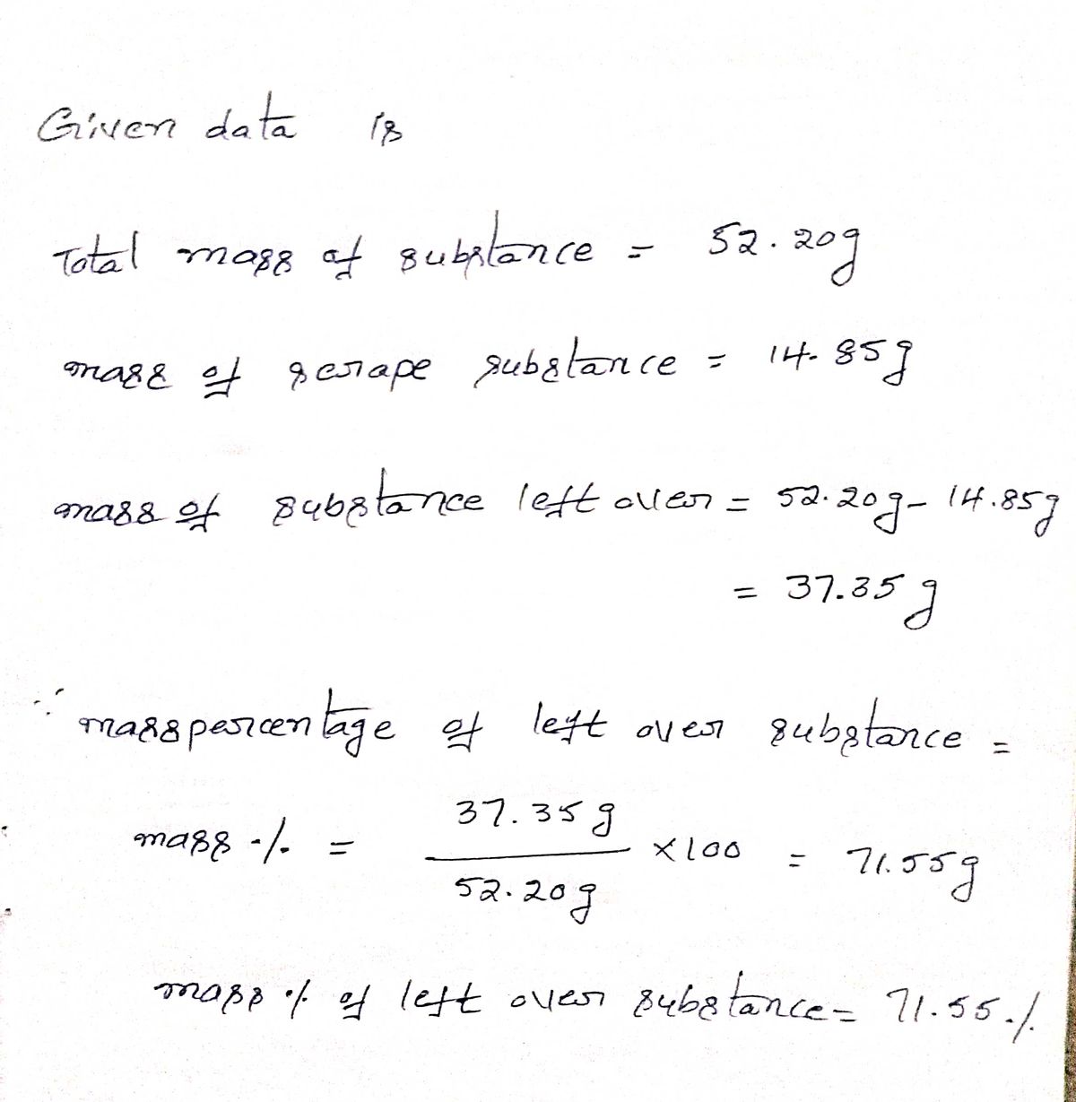 Chemistry homework question answer, step 1, image 1