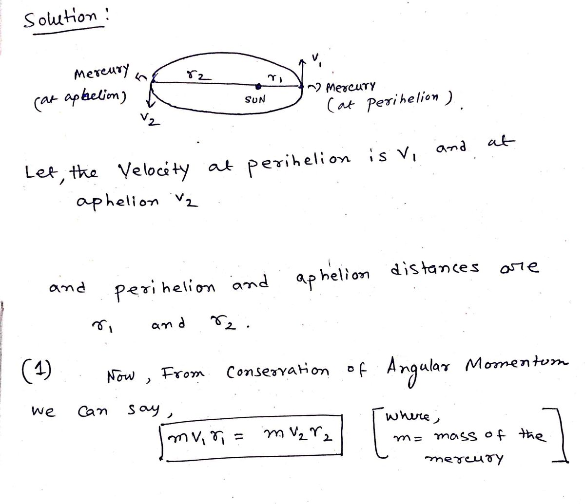 Physics homework question answer, step 1, image 1