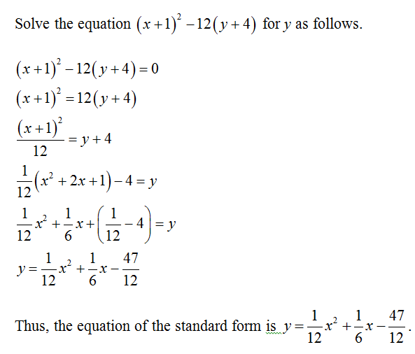 Answered I Need Help Finding The Standard Form Bartleby