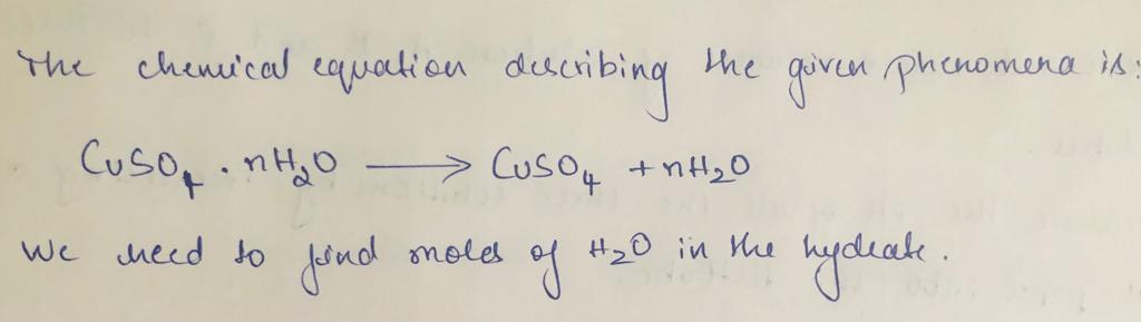 Chemistry homework question answer, step 1, image 1